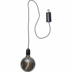 Černá venkovní světelná LED dekorace Star Trading Glassball, délka 1 m